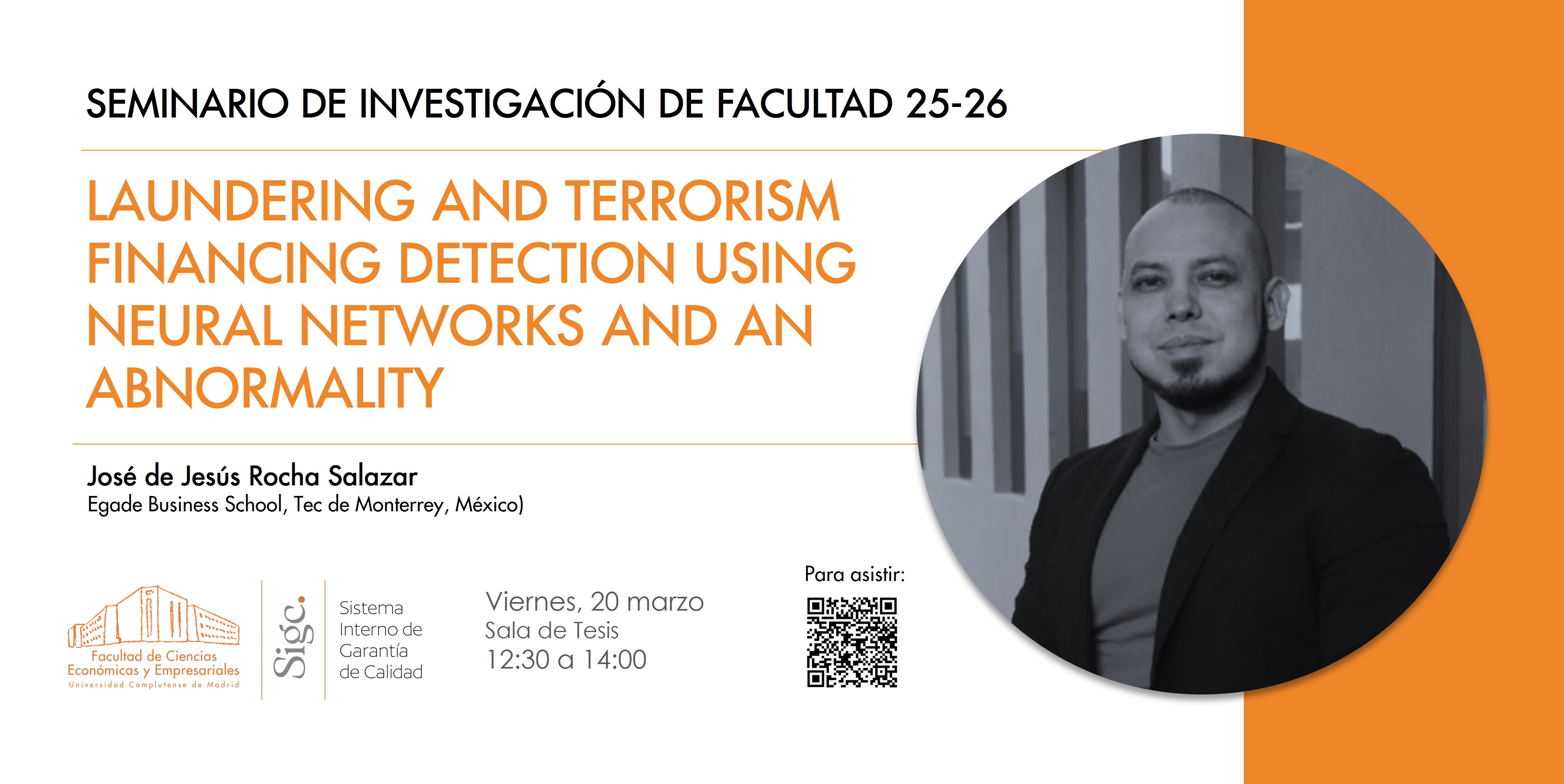 Seminario de Investigación de Facultad, 20 mar